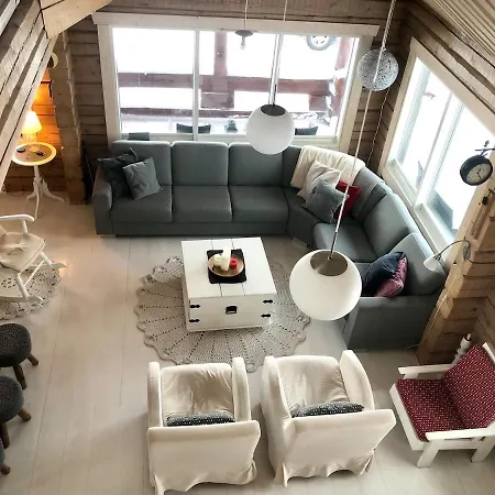 Dağ evi Tuovilan Lomamoekki - Hot Tub - Lakeside Log Kuusamo